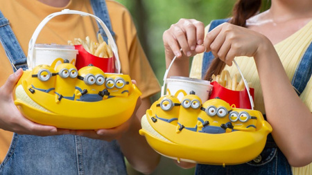 開賣日快筆記！麥當勞推出香蕉船造型「小小兵萬用置物籃」  全台限量7萬個