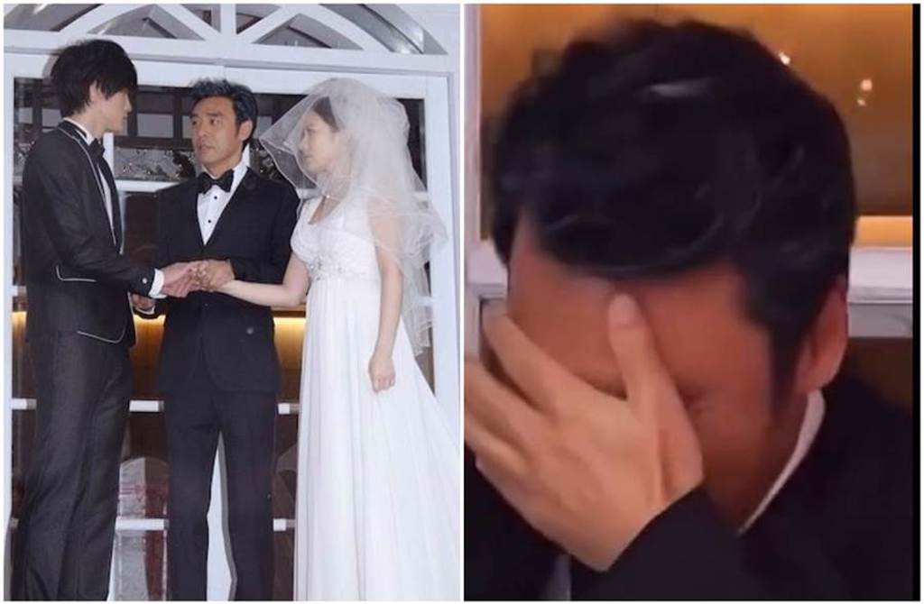 鍾鎮濤傳出女兒婚禮淚崩掩，但其實只是MV片段。（圖／東網）
