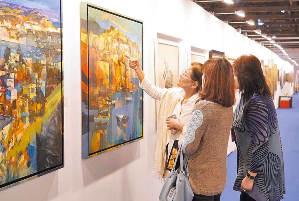 「2020台北新藝術博覽會．番外篇」讓民眾在台灣也有「類出國」的藝術作品可欣賞。（台北新藝術博覽會提供）