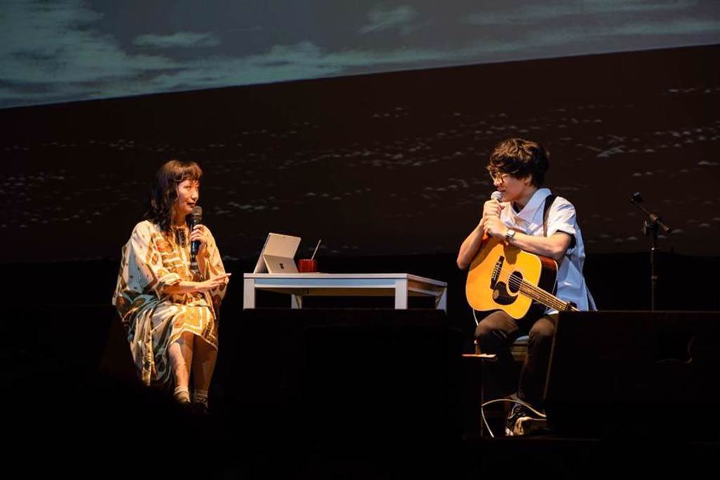 盧廣仲與蔡璧名在台北華山Legacy舉行「解愛」講唱會。（添翼創越工作室提供）