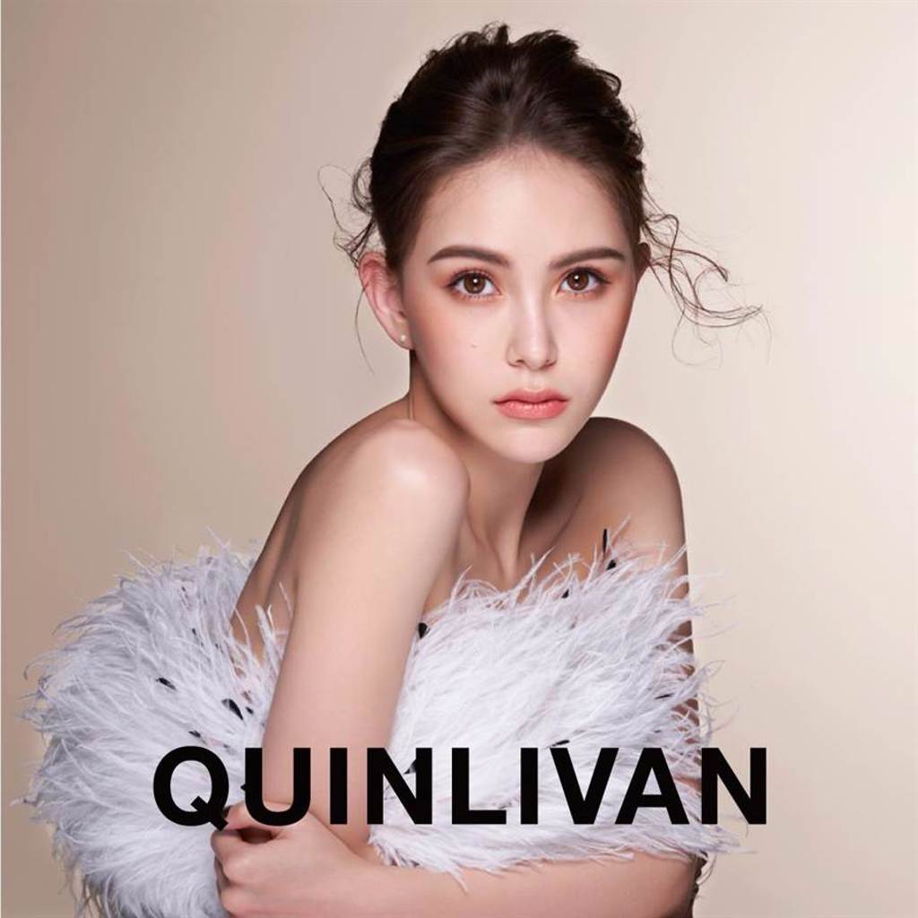 昆凌拍攝自有品牌「QUINLIVAN」形象圖。（QUINLIVAN提供）