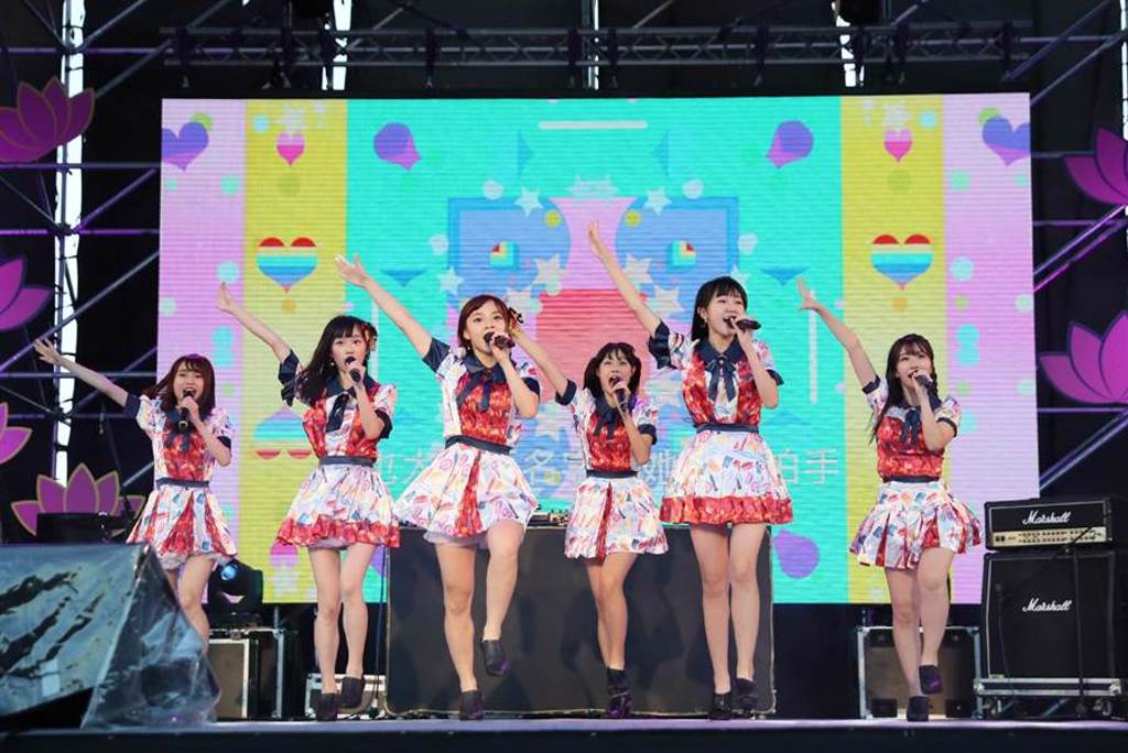 AKB48 Team TP為今晚2020好客音浪音樂會開場。（新視紀整合行銷提供）
