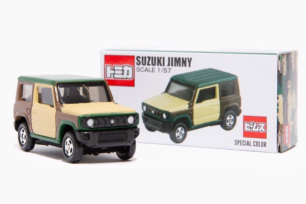 TOMICA 的玩具汽車強項以 SUZUKI JIMNY 越野版出現
