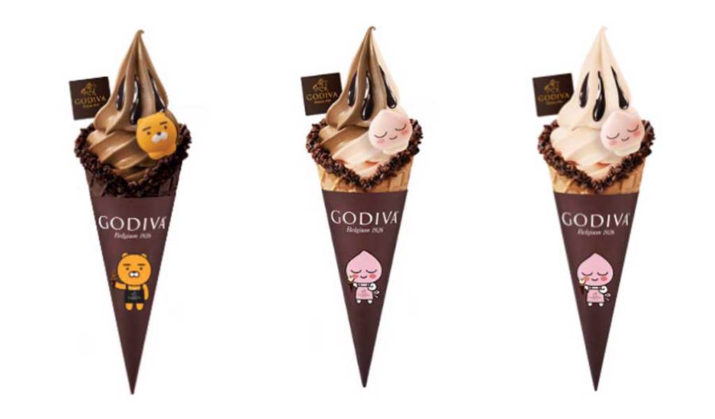 ◆ 黑巧克力霜淇淋、白桃黑巧克力雙重口味霜淇淋200元、白桃茉莉霜淇淋，每支200元