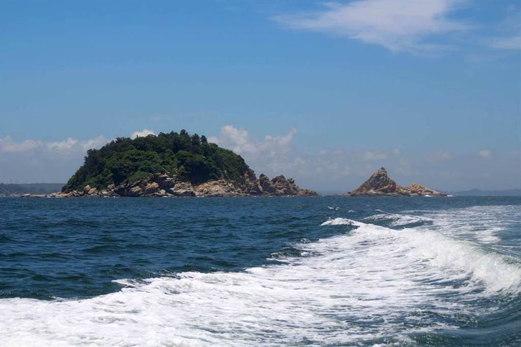 台金旅遊業者合推「金門跳島海上行」新遊程，期待成為國內旅遊的新賣點。（李金生攝）