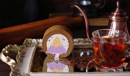 百搭鹹蛋黃這次配紫薯  金帛手製「金沙紫薯冰心捲」限時開賣