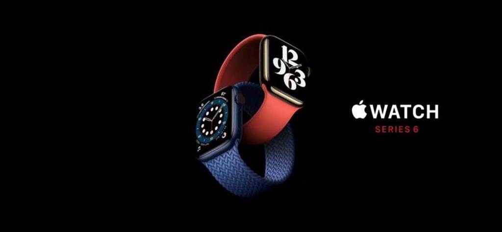 蘋果推出全新的Apple Watch Series 6，GPS＋LTE版定價1萬5900元起、GPS版定價1萬2900元起；台灣官網將於17日起即開放預定，23日起在台正式開賣。（翻攝直播畫面）