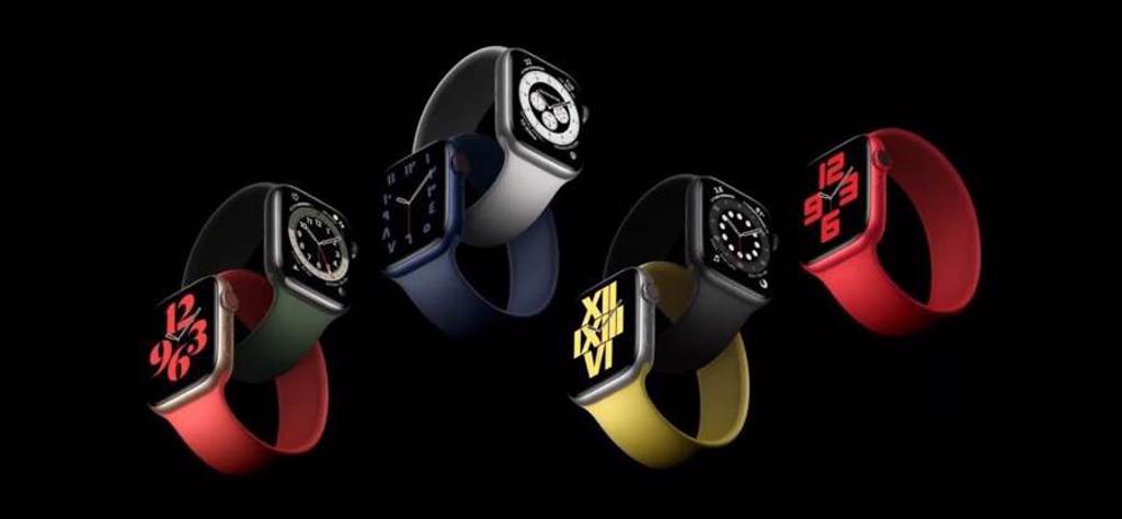 蘋果為Apple Watch帶來了全新2款主打一滑就能滑到手腕上、一體成型的Solo Loop表帶，包括了矽膠橡膠製成的單圈表環，以及矽膠線及再生聚酯纖維紗繩交錯編織的編織單圈錶環，各推出7色的選擇。（翻攝直播畫面）