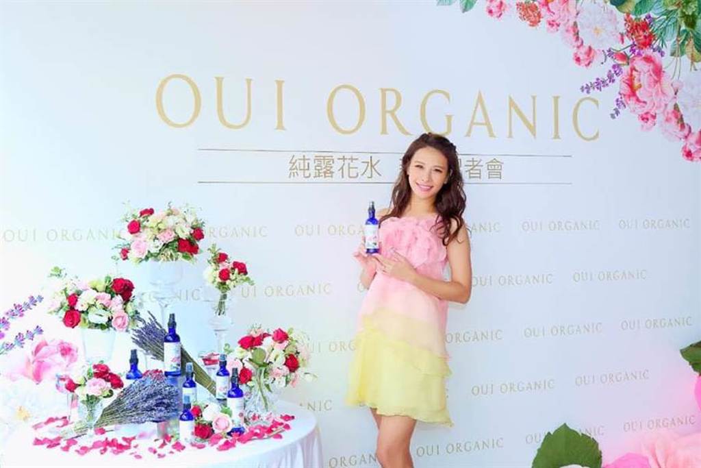 藝人艾莉絲自創有機保養品牌「Oui Organic唯有機」於台北SOGO忠孝館B1設立快閃店。（圖／品牌提供）