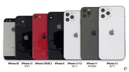 蘋果iPhone 12系列儲存容量提前曝光 或10月率先開賣