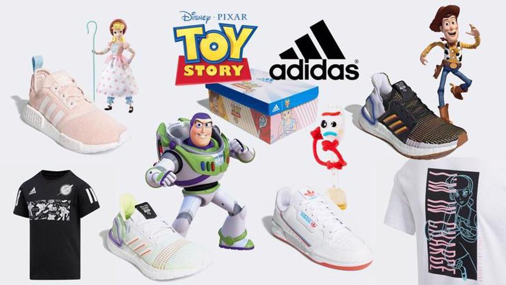皮克斯與 adidas 本次聯名系列品項眾多，而以鞋款為主軸（圖 / Pixar推特）