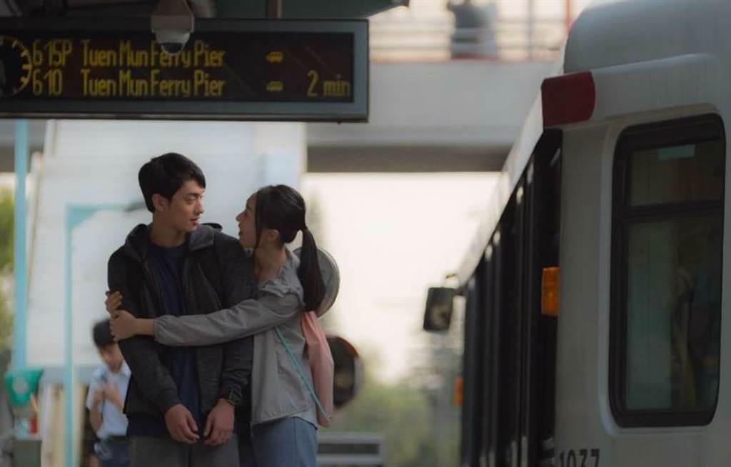 劉俊謙（左）和蔡思韵兩人拍攝《幻愛》定情，現為男女朋友。（光年映畫提供）