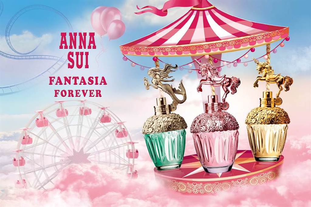 Anna Sui全新推出童話粉紅獨角獸淡香水。（圖／品牌提供）