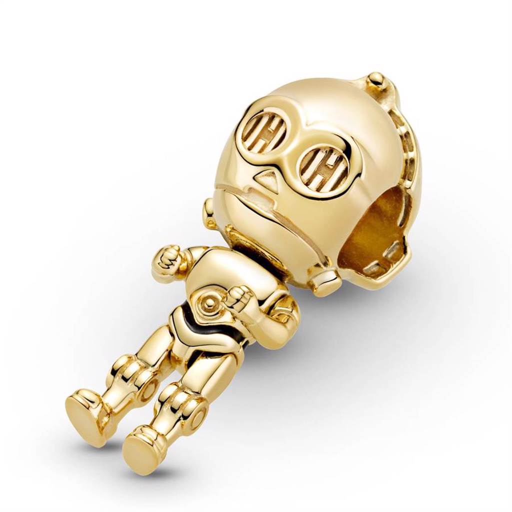 PANDORA星際大戰「C-3PO」造型串飾，3280元。（PANDORA提供）