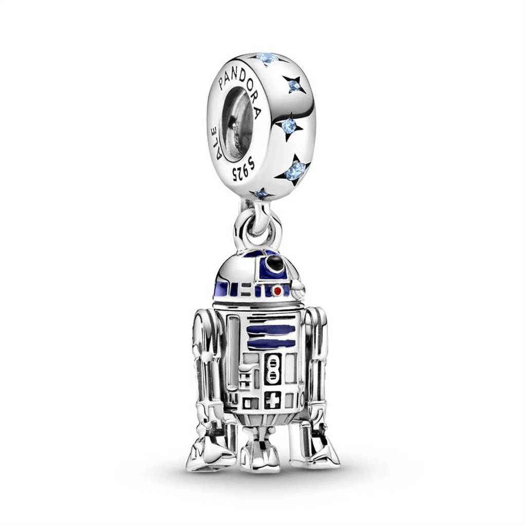 PANDORA星際大戰「R2-D2」造型吊飾，2880元。（PANDORA提供）
