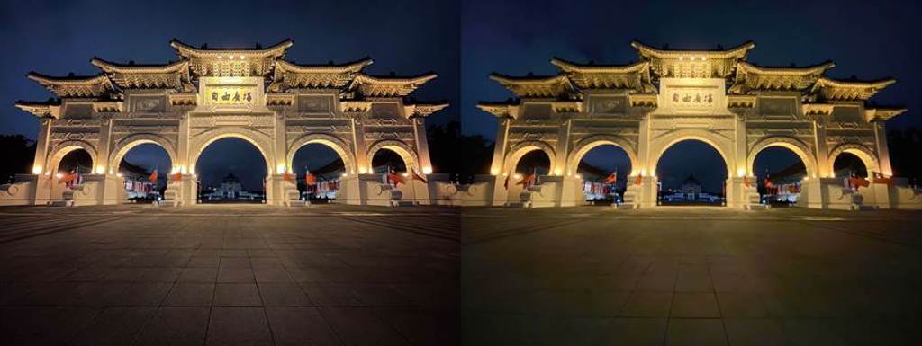 低光源下，iPhone 12(左）以及iPhone 11夜景模式比較（5）。（Anfernee Shih提供／黃慧雯台北傳真）