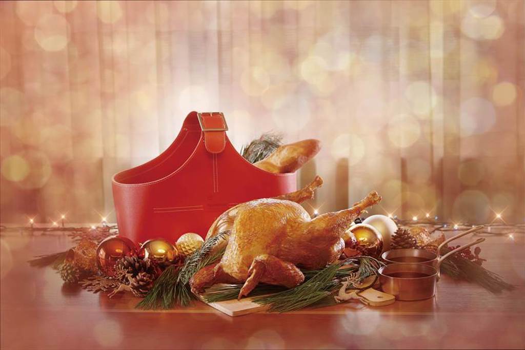 新竹喜來登推出多款感恩節火雞禮籃，提供創意多變的經典美味。（喜來登提供／羅浚濱新竹傳真）