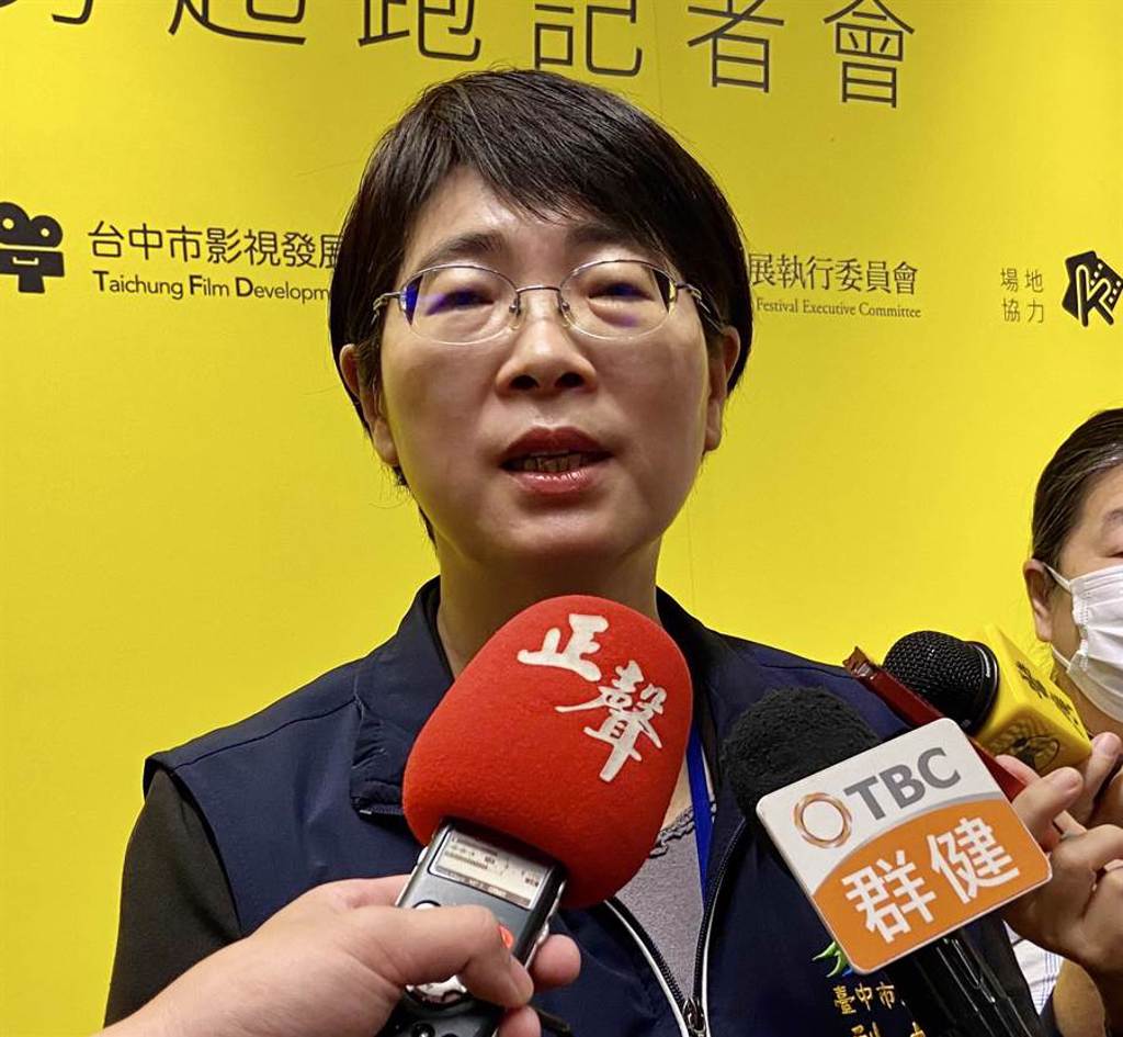 台中市新聞副局長陳佳君表示，新聞局補助電影共入圍25項金馬獎大放異彩。（盧金足攝）