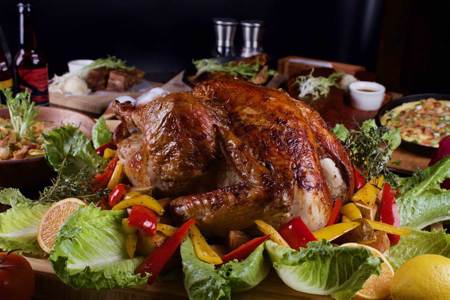感恩節限定7天超值套餐 肉食控必吃5公斤大份量多汁烤雞