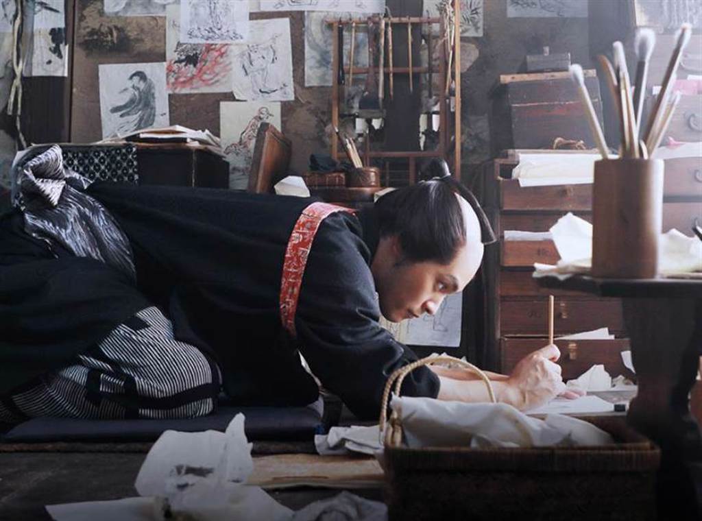 柳樂優彌《HOKUSAI》中飾演天才浮世繪畫家葛飾北齋。（取自《HOKUSAI》官網）