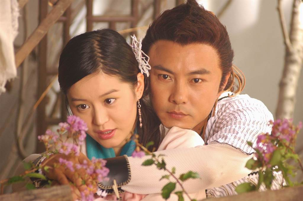 柏雪在戲中飾演「小仙女」慕蓉仙，和張衛健飾演的小魚兒有感情對手戲。(圖/ 取自中時資料庫)