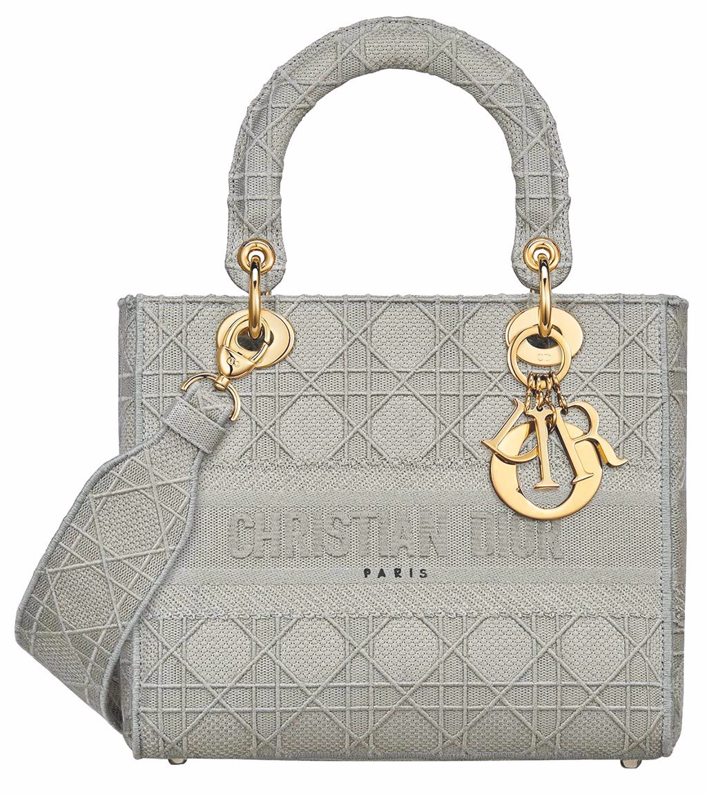 Lady D-Lite石灰色中型提包，14萬元。（Dior提供）