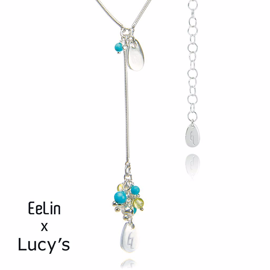Lucy's x EeLin璀璨人魚之墜Y字鍊，2680元。（Lucy's提供）