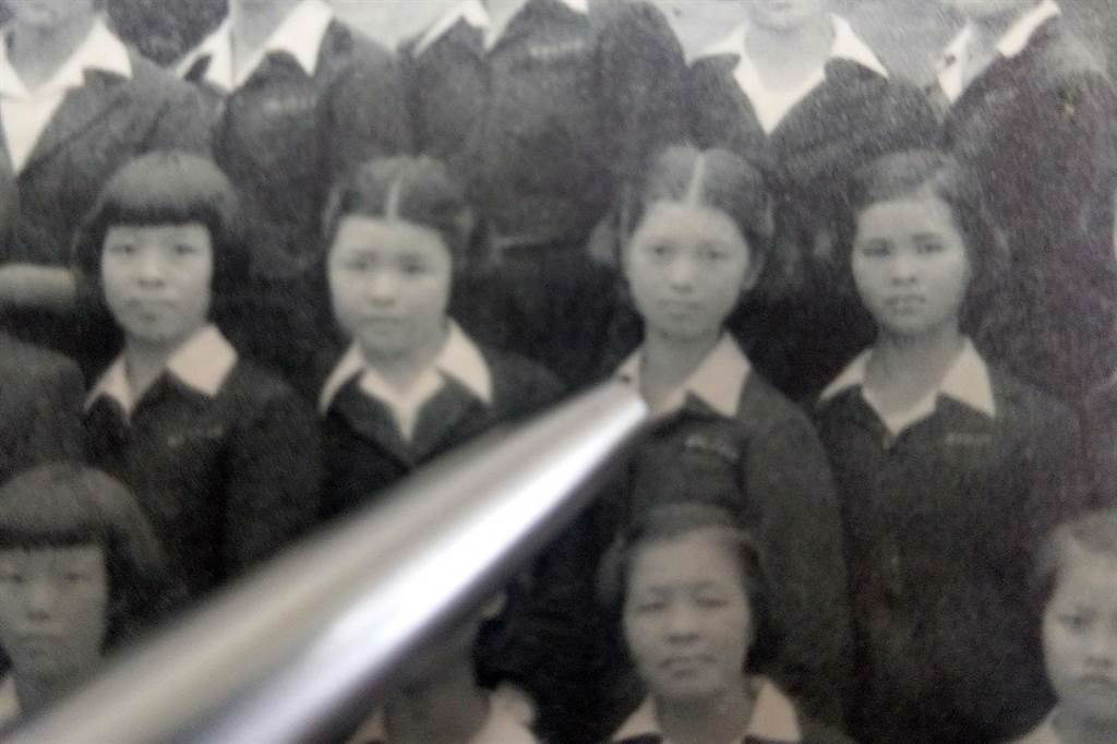 1955年蘭陽女中初中部畢業紀念冊上的陳淑芳。（翻攝照片／李忠一宜蘭傳真）