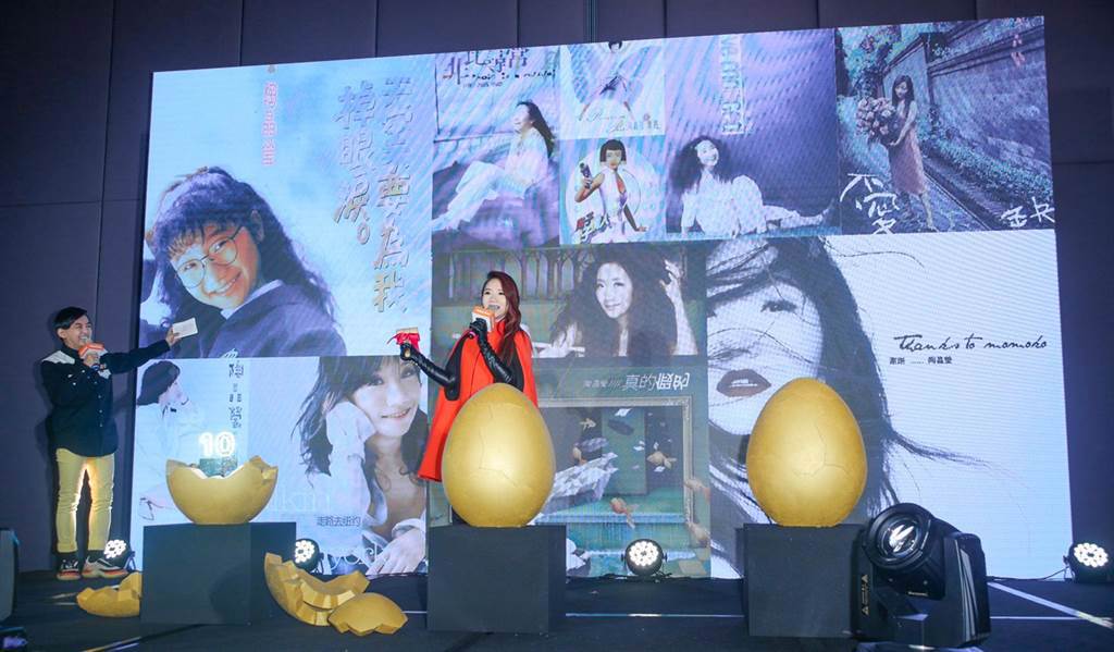 對陶晶瑩而言，歌唱是她進入演藝圈的初衷，也是最熱愛的事情，能夠站上小巨蛋開唱格外有義意。（吳松翰攝）