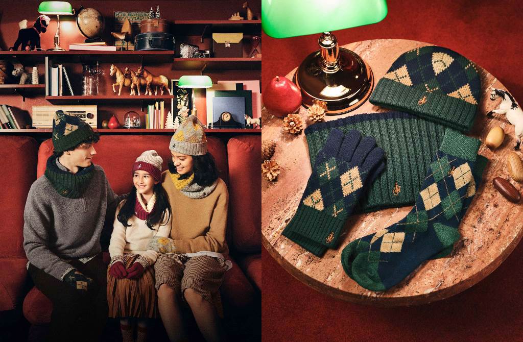 UNIQLO and JW ANDERSON節日時尚配件系列本季靈感為「英國度假小屋」，想像在假期裡前往倫敦郊外小屋，度過悠閒美好的時光。（圖／品牌提供）