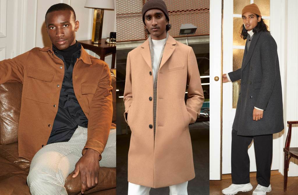 男裝仿皮襯衫式外套、柔軟麂皮襯衫外套與經典剪裁灰色大衣更是值得矚目的單品。（圖／品牌提供）