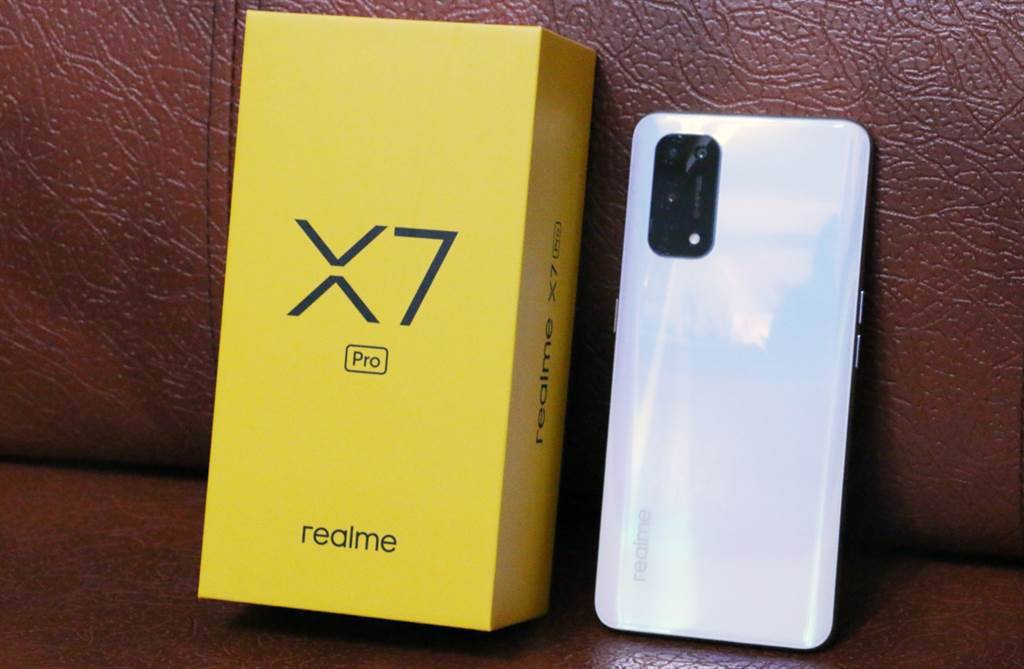 realme X7 Pro 。（黃慧雯攝）