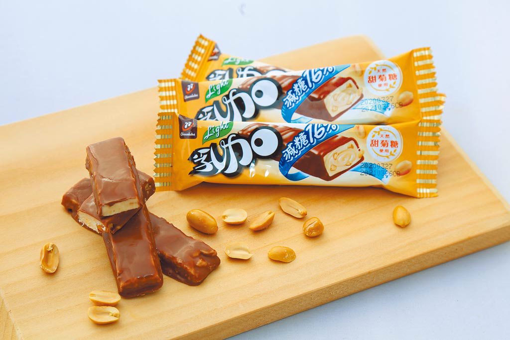 本土巧克力品牌「77乳加巧克力」常因趨勢變化新口味，推出減糖巧克力。（宏亞食品提供）