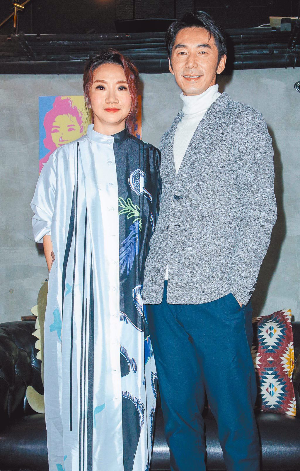 陶晶瑩（左）與李李仁是演藝圈有名的恩愛夫妻。（資料照片）
