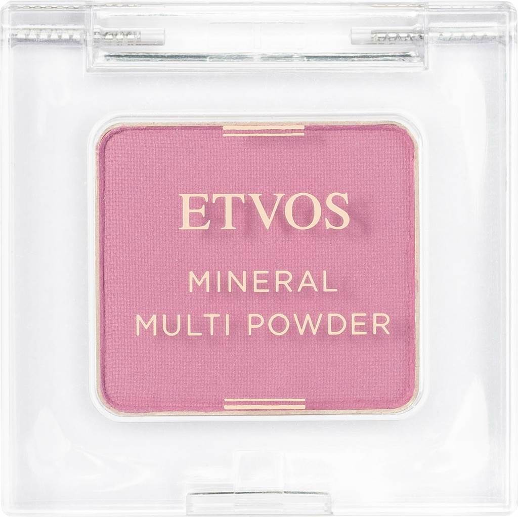 ETVOS多效絲絨礦物粉彩煙燻紫粉春夏限定，1080元。（ETVOS提供）