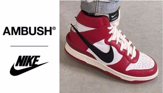 Yoon Ahn親著曝光！AMBUSH x Nike Dunk High 經典 Chicago紅黑配 立體感層次感口水都要留下來啦...