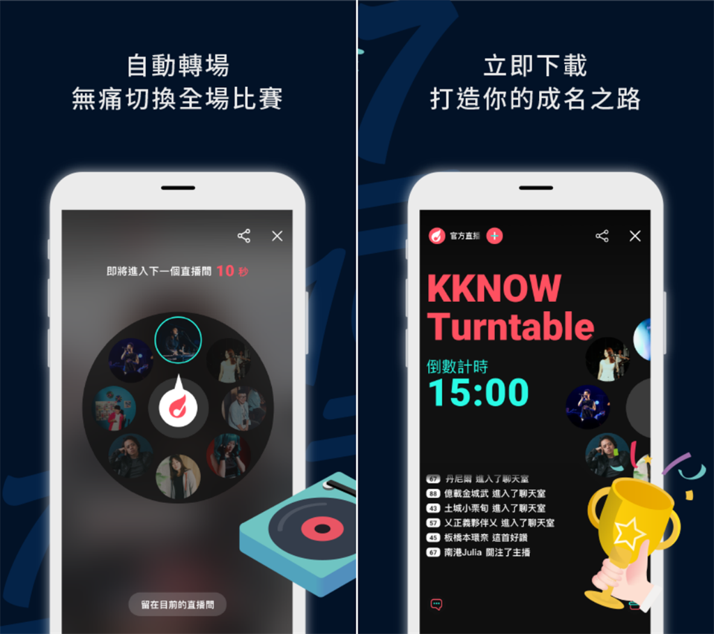 KKBOX旗下全新音樂比賽平台KKNOW平台特點(1)。（KKBOX提供／黃慧雯台北傳真）
