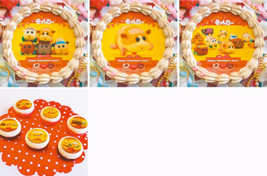 日本一家蛋糕商獲官方授權，推出限量《天竺鼠》情人節蛋糕與馬卡龍組。（摘自priroll官網）