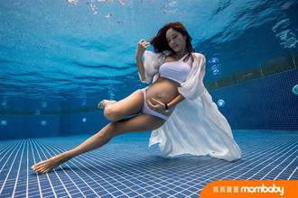 13度低溫挑戰孕婦水下攝影 Janet的勇敢變溫柔了