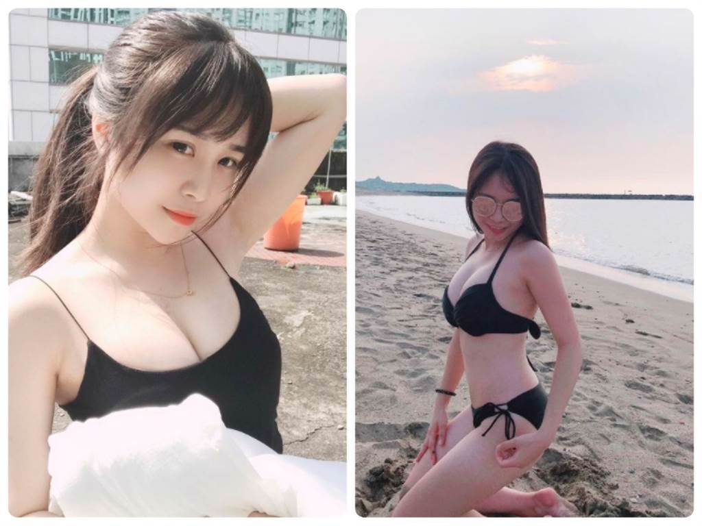 正妹芳如在IG上分享泳裝照片，展現性感好身材。（圖／fangru_0603提供）

