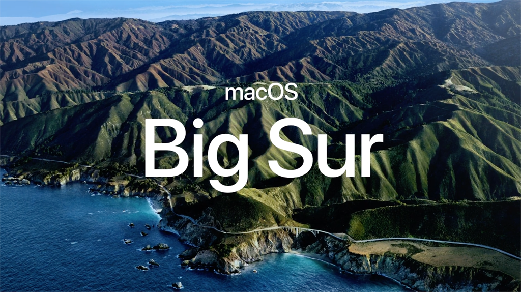 macOS 11.0命名為Big Sur。（摘自蘋果官網）
