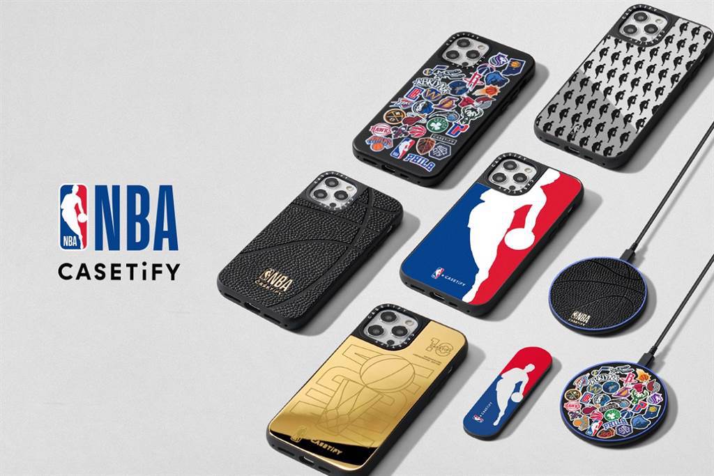 CASETiFY 宣布將首度與美國職籃NBA攜手，聯名推出支援Apple產品與MagSafe技術的系列商品。（CASETiFY提供／黃慧雯台北傳真）
