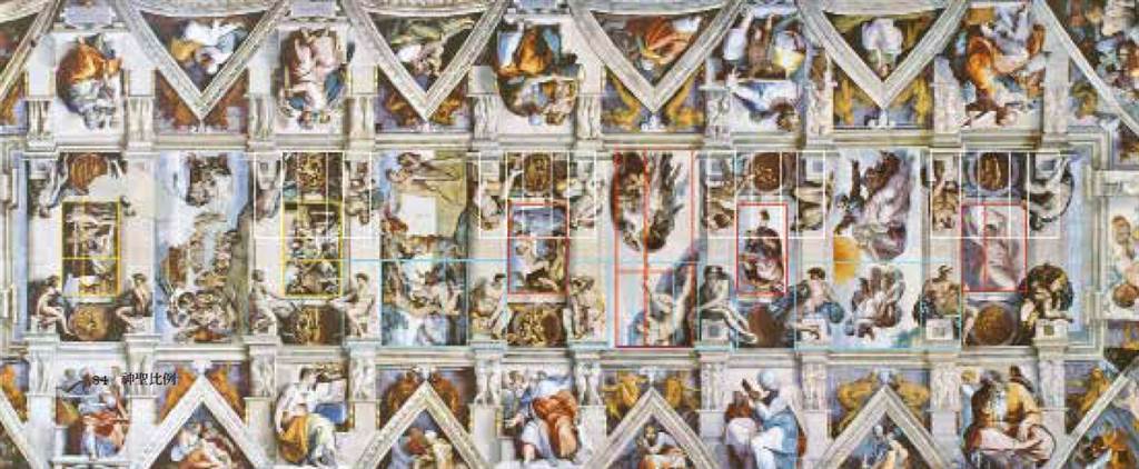 米開朗基羅創作的西斯汀教堂穹頂壁畫，完成於1508年至1512年間。(圖/遠流出版提供)
