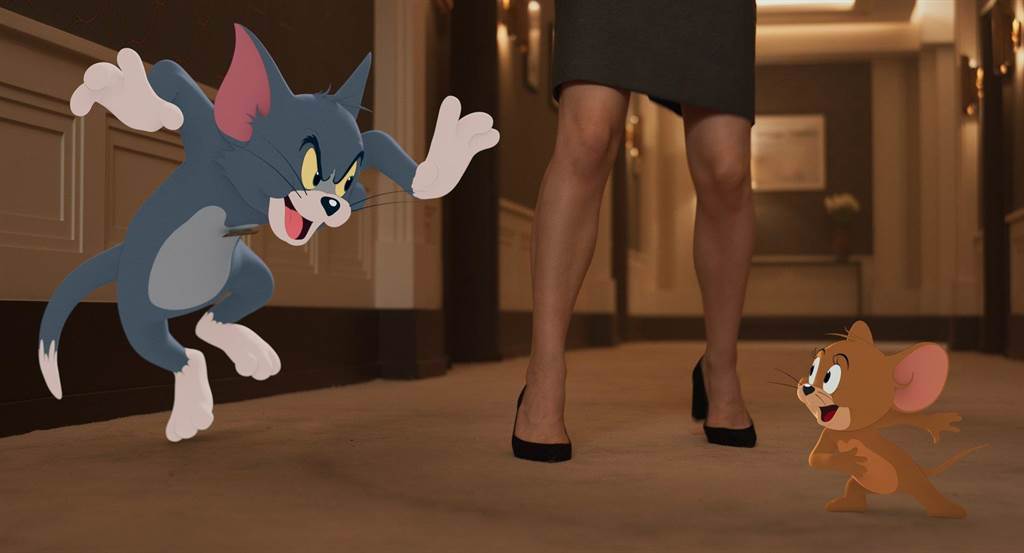 真人結合動畫的大銀幕作《湯姆貓與傑利鼠》也賣破1700萬。（華納兄弟提供）