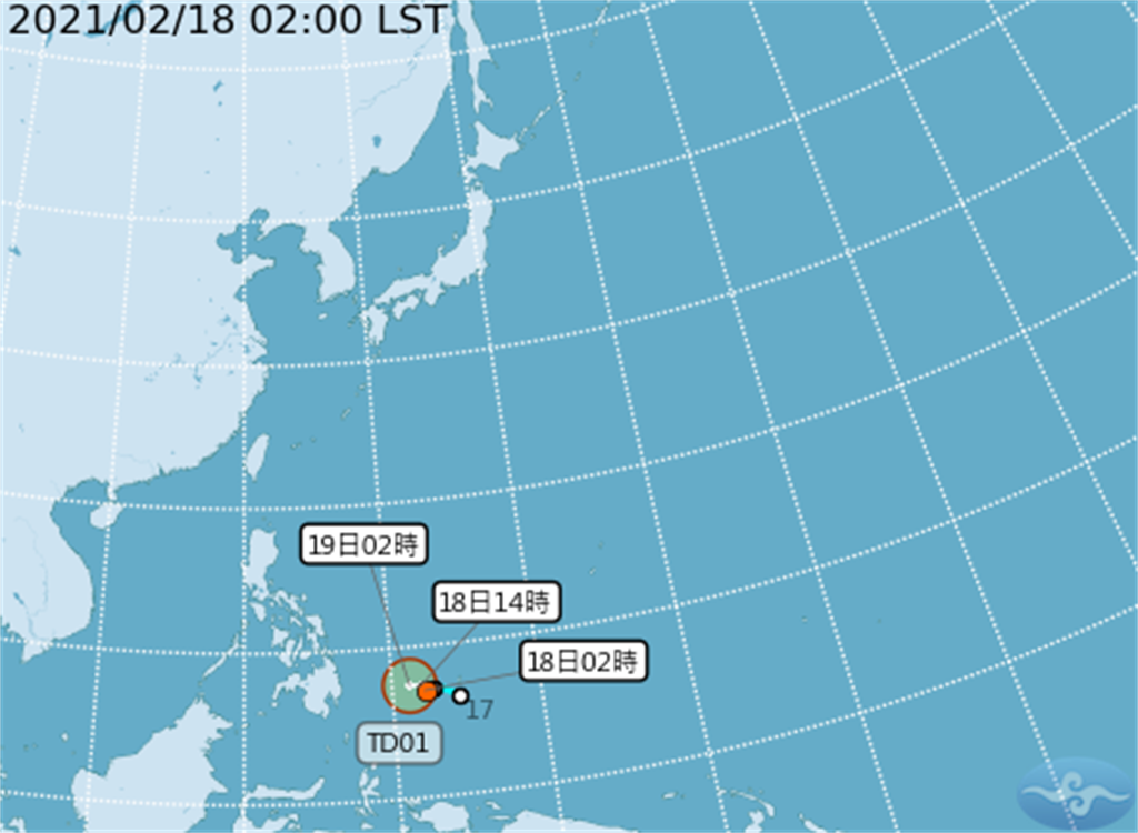 今年第1號颱風「杜鵑」隨時可能生成。（圖／翻攝自氣象局）