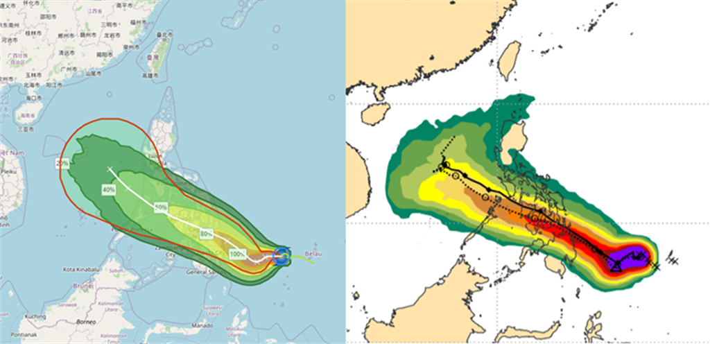 輕颱杜鵑無直接侵台機率，但對台灣的間接影響仍須再觀察。（圖／翻攝自「三立準氣象· 老大洩天機」）
