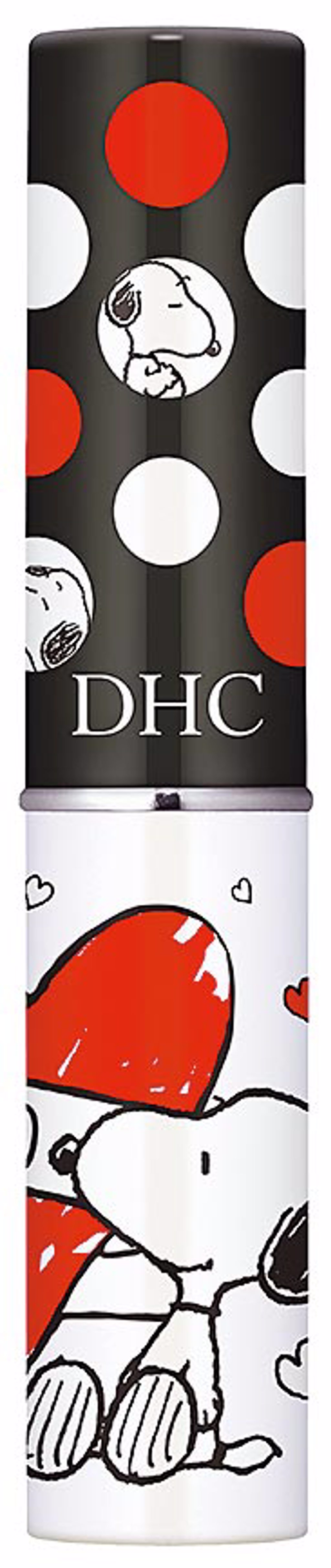 DHC純欖護脣膏史努比限定版Heart樂芙款1.5g，350元。（DHC提供）