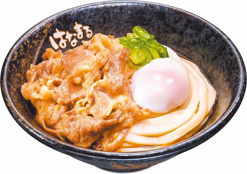 日本連鎖品牌花丸烏龍麵，是日本旅遊必吃推薦，但目前並未拓展台灣市場。（摘自Hanamaru Udon官網）