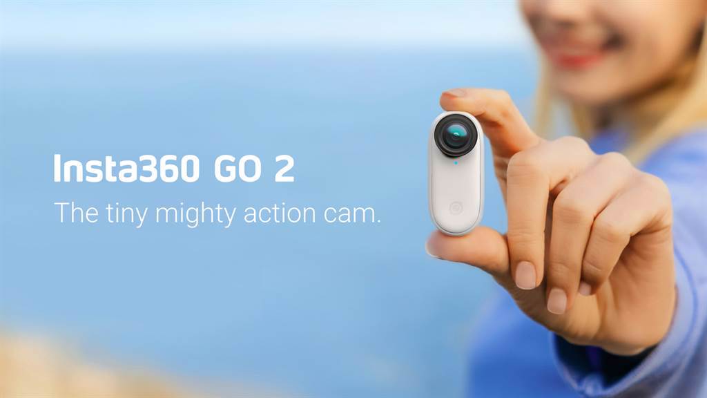 Insta360 GO 2 新款運動相機造型輕巧。（先創國際提供／黃慧雯台北傳真）