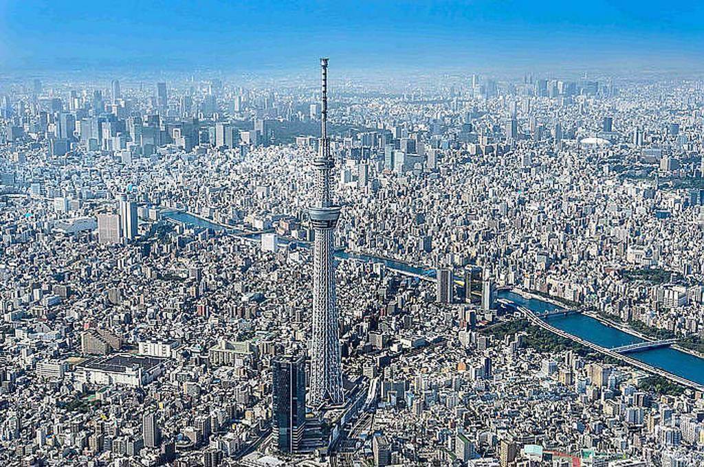 遠眺TOKYO SKY TREE東京晴空塔(圖：東京觀光事務所台灣辦事處提供)